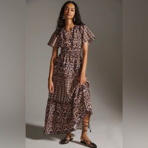 Anthropologie Maeve Somerset maxi dress
